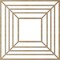 Ekena Millwork Raven Wood Fretwork Pierced Ceiling Medallion, Birch, 36"OD x 13 1/4"ID x 3/8"T CMWP36X36X0375RABI - alternate 2